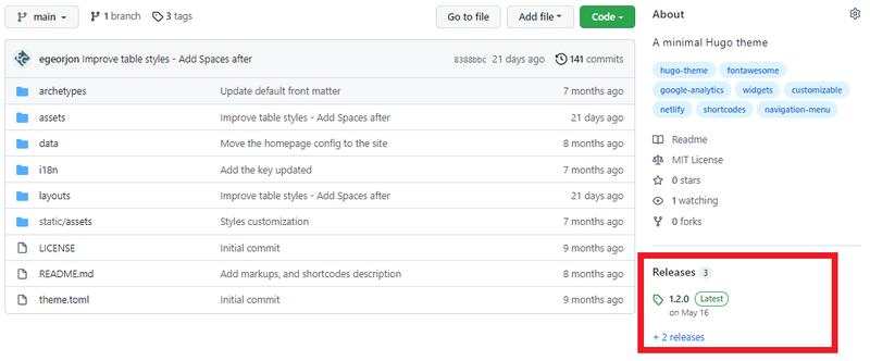 Figure 3: Ecran principal et bouton release