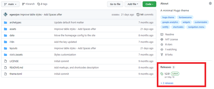 Figure 3: Ecran principal et bouton release