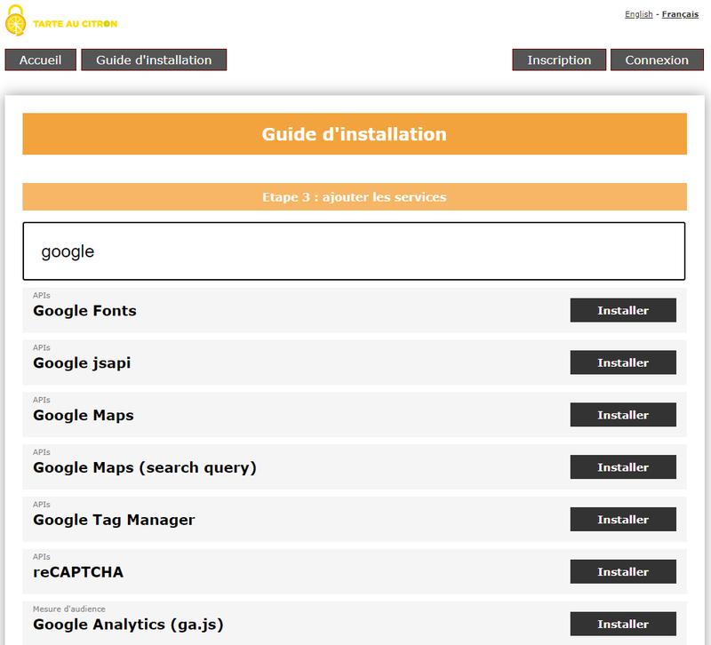 Figure 3: Page d&rsquo;instruction
