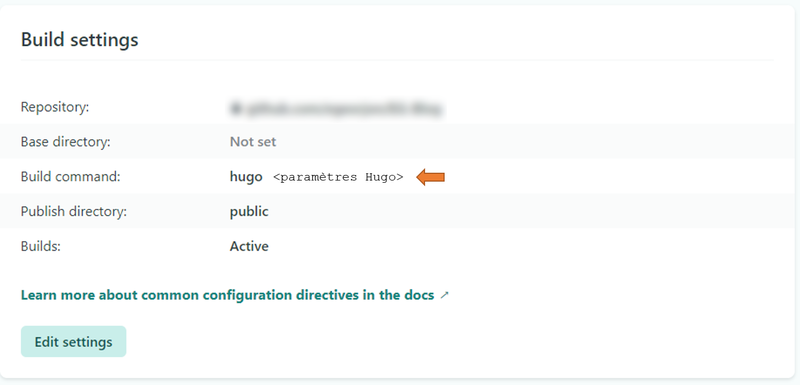Figure 9 : hugo_netlify_parameters.png