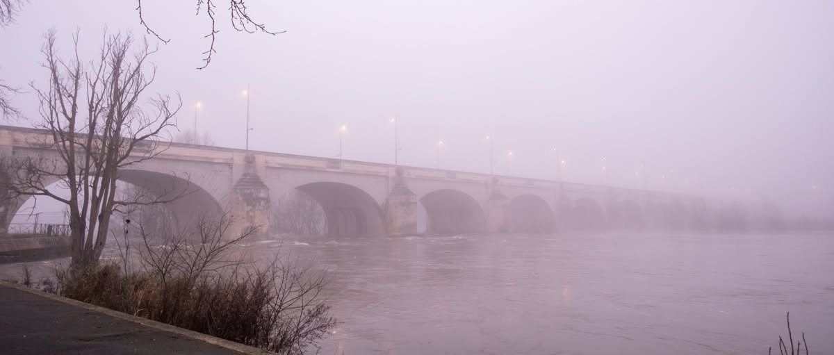 Brume sur la Loire