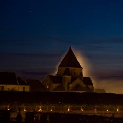 L’église dans la brume