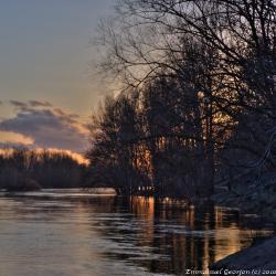 Couché de soleil (version HDR)