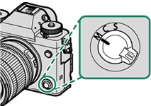 Figure 6 : Réglage de l&rsquo;optique sur le mode manuel