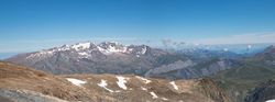 Format panoramique dans les Alpes