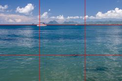 Règle des tiers : Anse Caritan