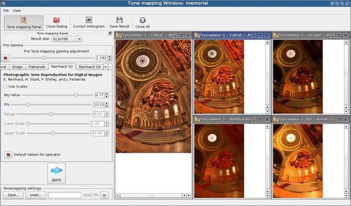 Ecran principal de qtpfsgui