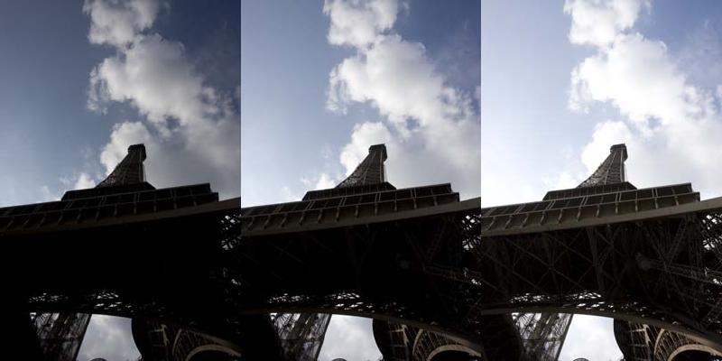 Deuxième vue de la Tour Eiffel:  Photos d’origine