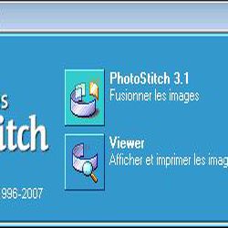 Le launcher de PhotoStitch