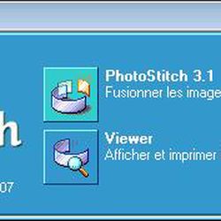 Le launcher de PhotoStitch Le launcher de PhotoStitch