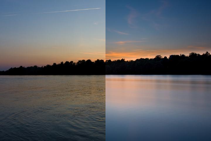 Cas 4: La Loire avec et sans filtre ND